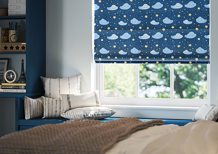 Starry Night, Blue Sighs - Roman Blind - Image 5